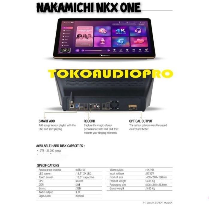 Player Karaoke All In One Nkx-One Original Nkx-1 Nakamichi