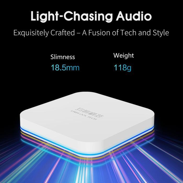 Unblock Tech Ubox 12 Pro Max Android 12 Android Tv Box Ubox 4Gb/64Gb