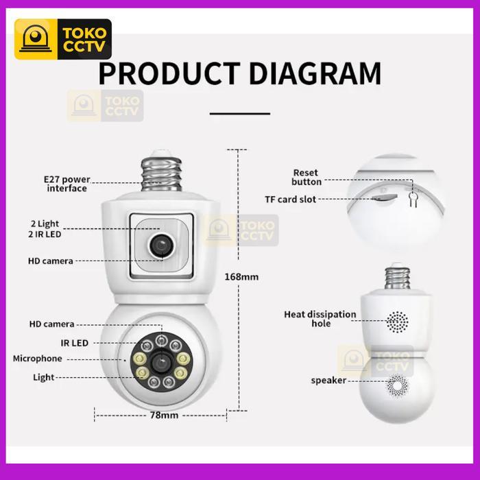 Cam Wifi Icsee Thunderin Indoor Ptz Night Vision Colorvue