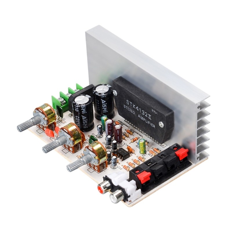 50W+50W Stk4132/4112 Amplifier Board Dx-0408 2.0Channel Double Ac15-18V High-Powers Diy Amplifier