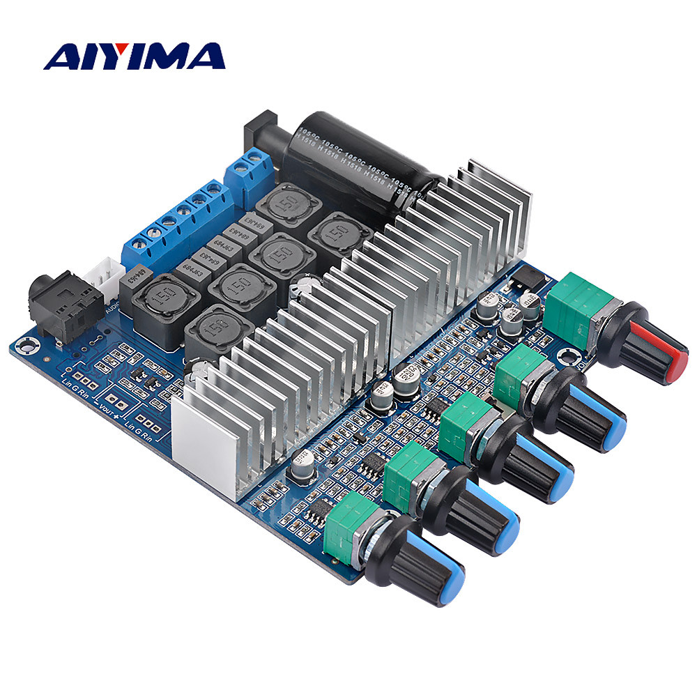 Aiyima Tpa3116 Subwoofer Amplifier Board Tpa3116D2 2.1 Power Audio