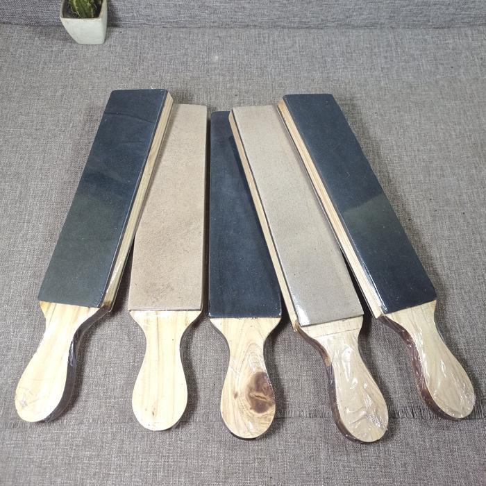 stroping kulit asah pisau golok finishing kode 240