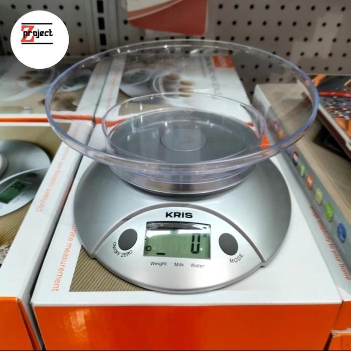 KRISBOW timbangan dapur digital 5 KG / timbangan makanan kopi digital