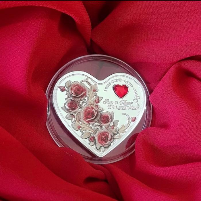 Silver Perak 1 Oz Rose by Central Bullion