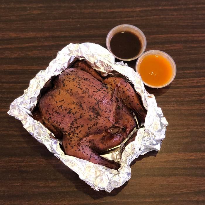 Texas Style Smoked Chicken / Ayam Asap Utuh