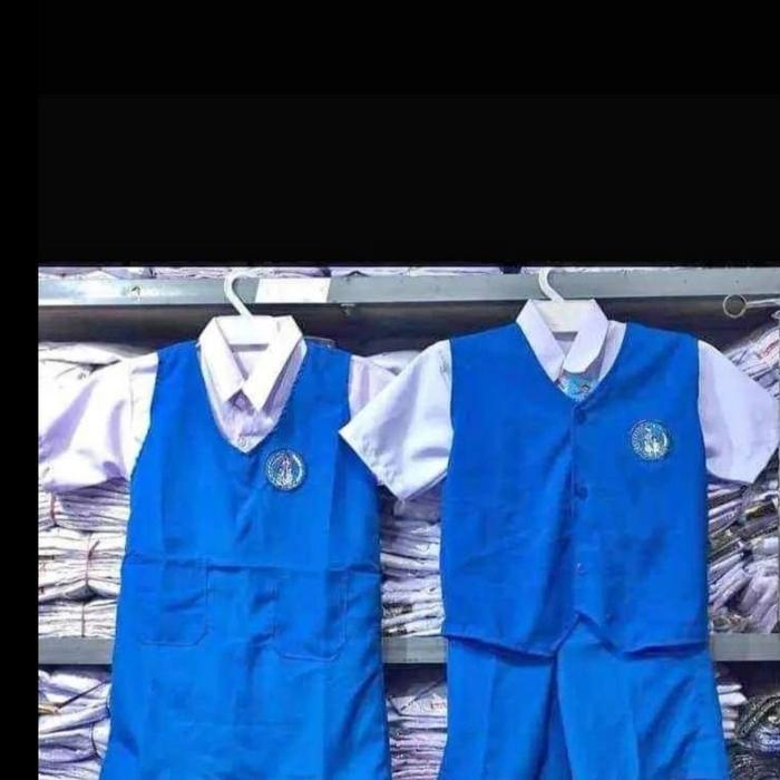 New- STELAN RUMPI PAUD/TK BIRU PUTIH PUTRI