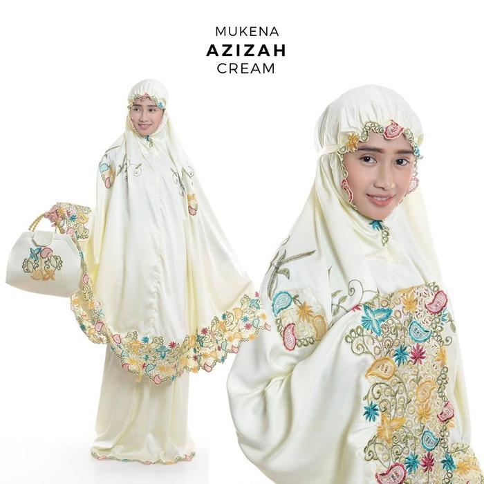 ASLI Pusat Mukena Indonesia - Mukena Dewasa Bordir Azizah READY STOCK