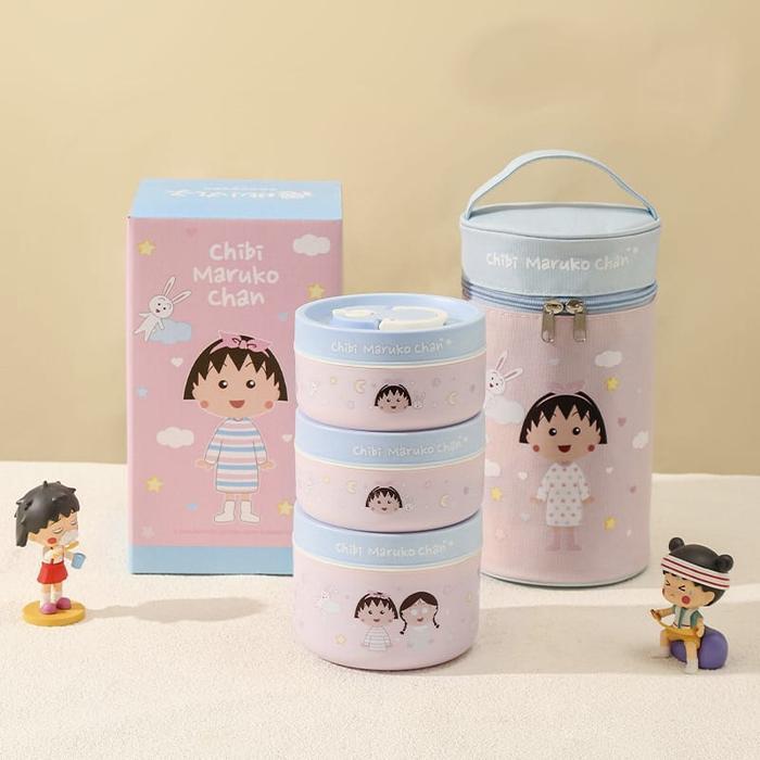 Rantang Makan Tahan Panas / Rantang Susun Stainless Anti Tumpah