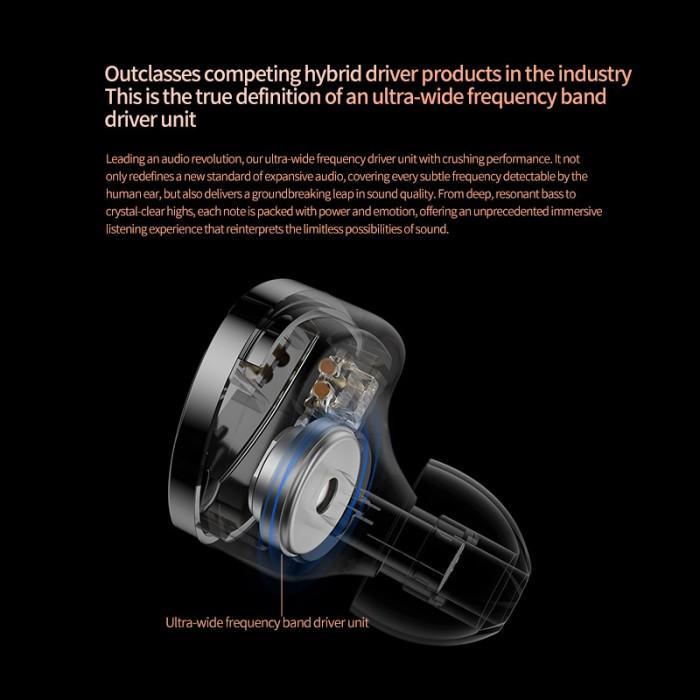 KZ SAGA SINGLE DD IN EAR EARPHONE METAL WITH MIC