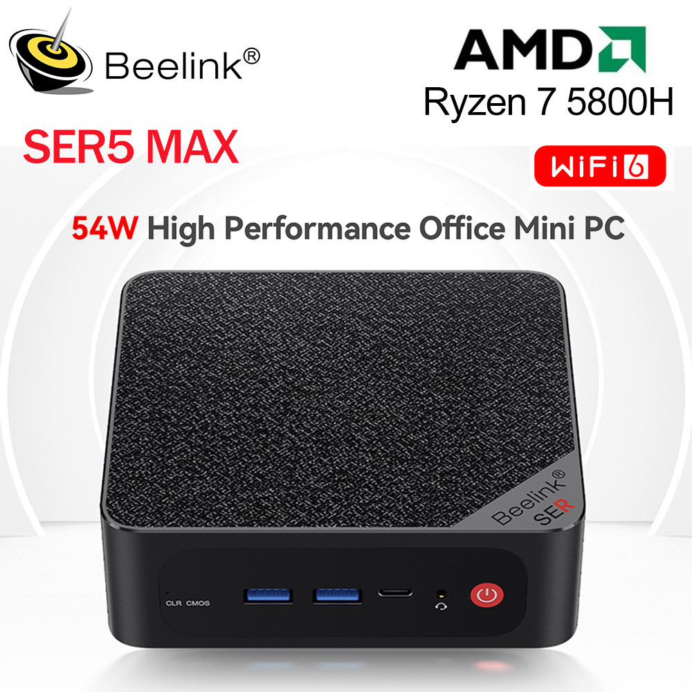 - Beelink Ser5 Max Amd Ryzen 7 5800H 16Gb 500Gb Nvme Ssd Ser5 5560U