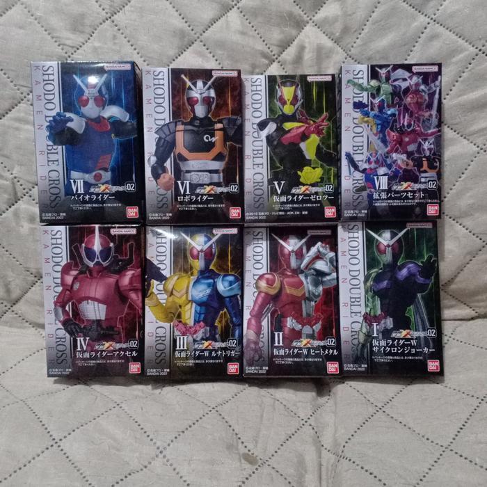Shodo xx Kamen Rider vol 2 bio robo double accel acel zero two one