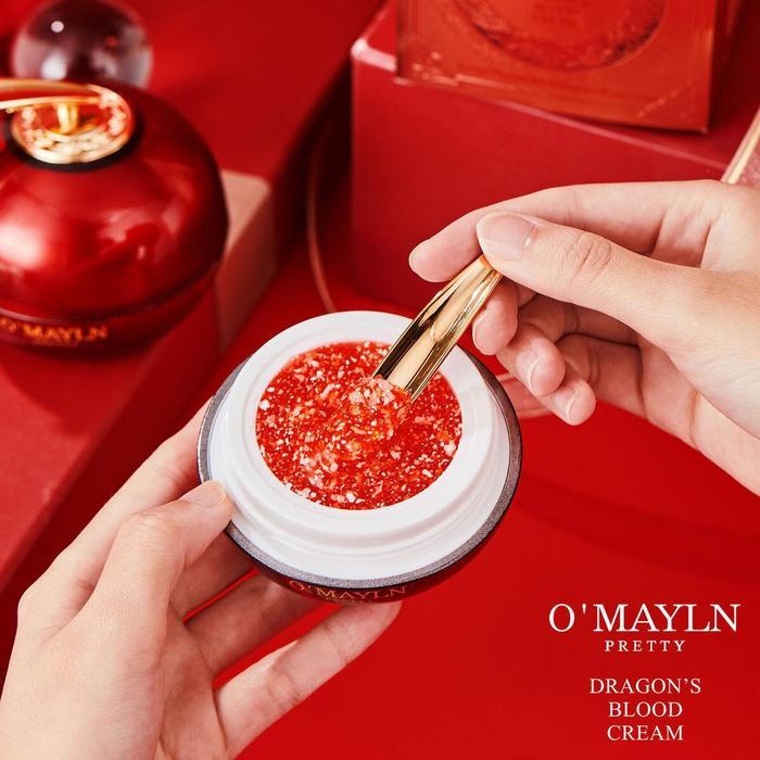 gss OMELIN 50gr GLOWING CREAM OMELIN BLOOD DRAGON ORIGINAL / CREAM WHITENING / MENGECILKAN PORI-PORI