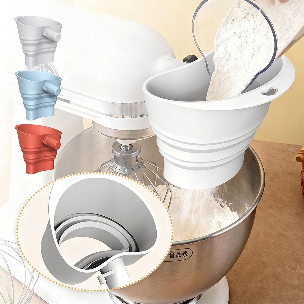 Foldable Flour Funnel For Kitchen Aid Mixer Stand Mixer Attachment For Kitchen Aid Artisan Ksm150