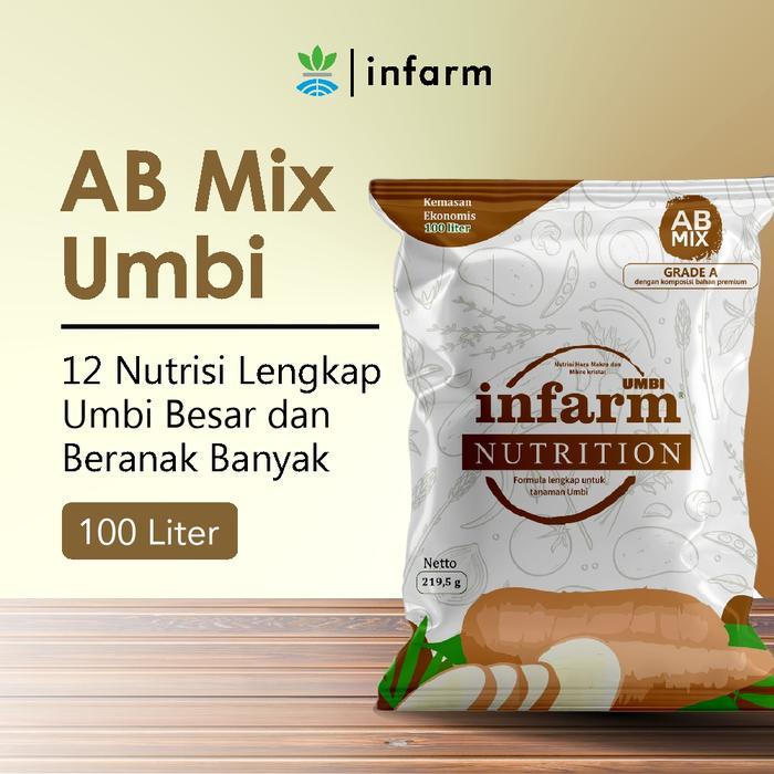 INFARM - Pupuk AB Mix Umbi 100L untuk Hidroponik dan Konvensional Nutrisi AB MIX Ubi Umbi Tanaham