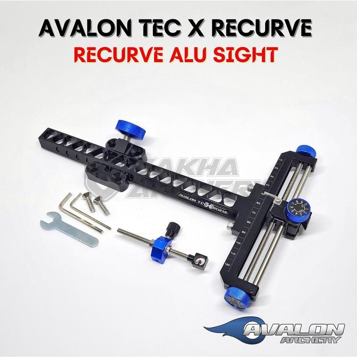 Fisir Avalon Tec X Recurve Sight Alumunium - Visir Busur Recurve