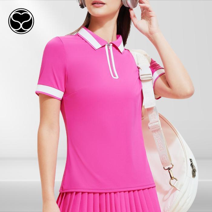 Second Shape - Club Classic Polo Baju Olahraga Wanita Padel Tennis Golf Pickleball