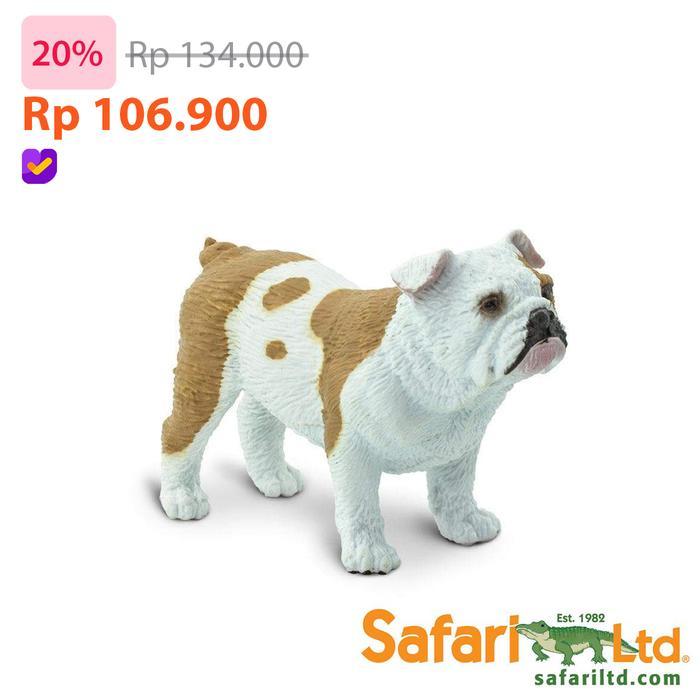 Safari Ltd 250729 - Bulldog - Animal Figure