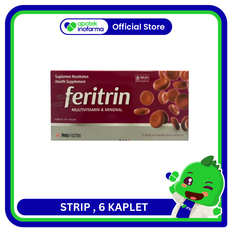 FERITRIN Dexa Medica KAPLET 1 STRIP (6)