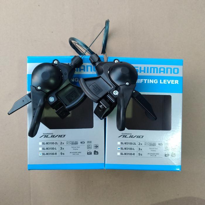 hnk2m- Shifter Shimano 3 X 9 Speed 3Speed 9Speed Alivio Sl-M3100 Kiri Kanan