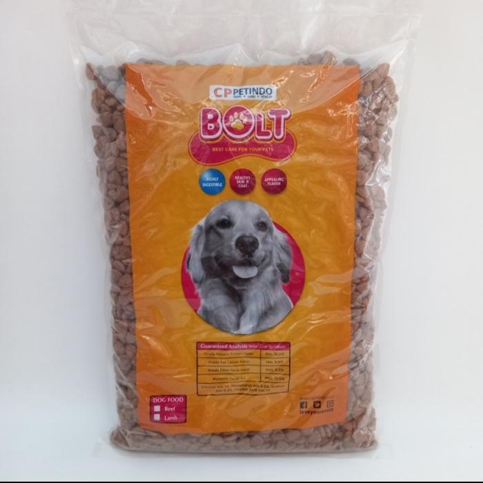 Bolt dog paket 2 kg repack dog food bolt dog