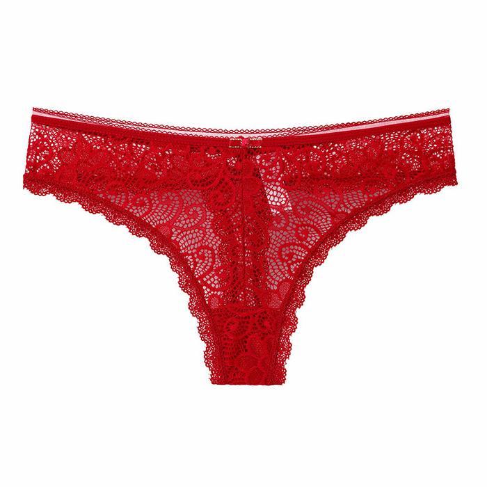 Selena Panties Celana Dalam Wanita Sexy CD Thong Cewe Renda Lace Trans