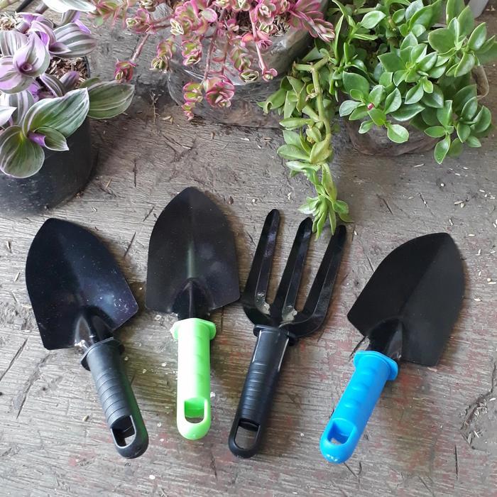 skop tanaman, alat berkebun singkup kecil, sekop, sendok tanaman