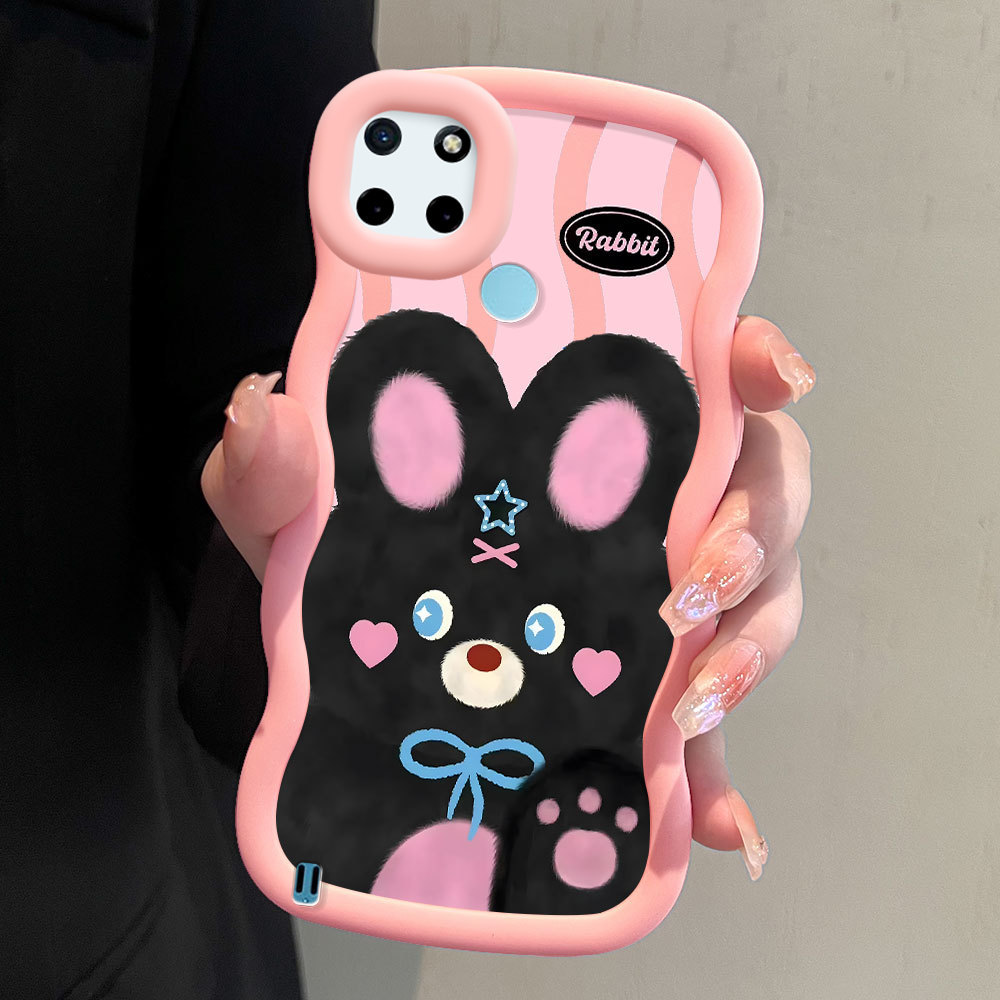Casing Hp Untuk Realme C21Y C25Y Case Softcase Kesing Soft Cassing Rabbit 0871
