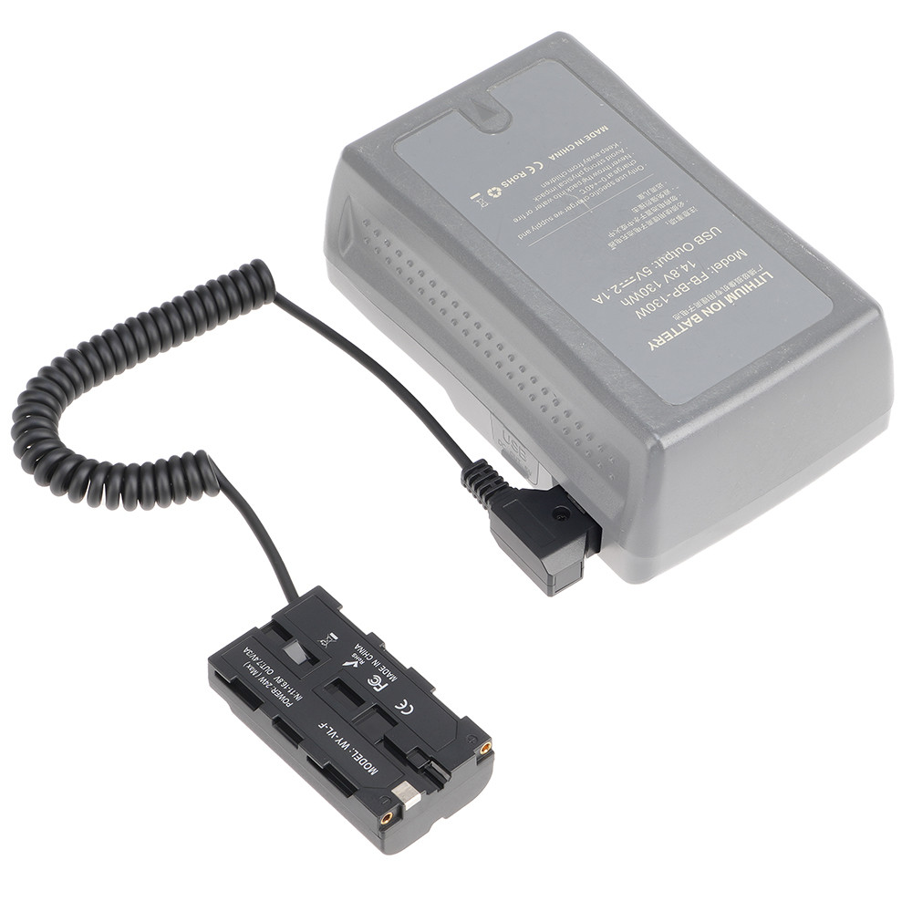 Fotga Dummy Battery D-Tap To Np-F550 For Sony Pxw-Z150 Hxr-Mc2500 Mc1500C Nx5R Nx5Cnx100 Cable Power