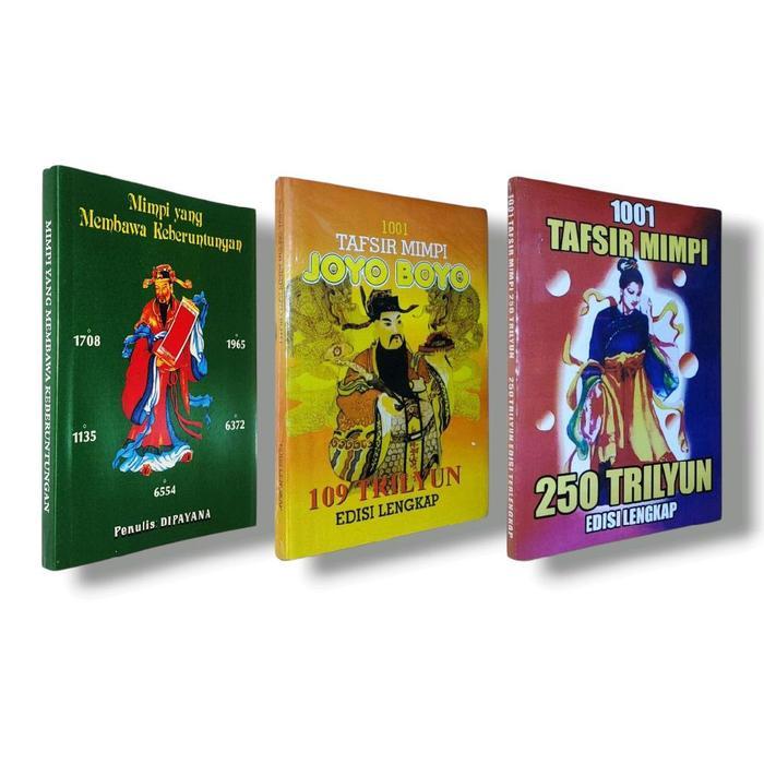 BUKU 1001 TAFSIR MIMPI JOYO BOYO 109 TRILYUN EDISI LENGKAP (CHINA-JAWA-INDONESIA) / PELARIAN ANGKA /