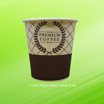 Paper Hot Cup 9 oz 210 ml isi 1000 pcs Motif Coffee