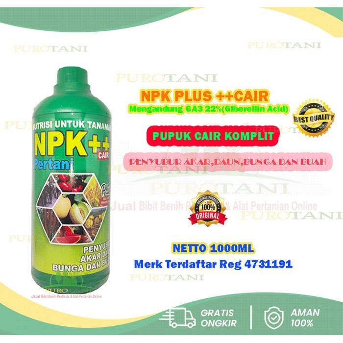 Pupuk NPK Cair Plus zpt GA3 1liter