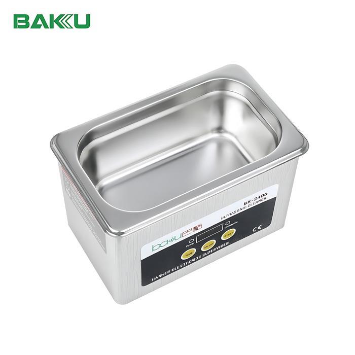 o8ap- Baku Bk-2400 0.8 Liter Stainless Steel Ultrasonic Cleaner Digital