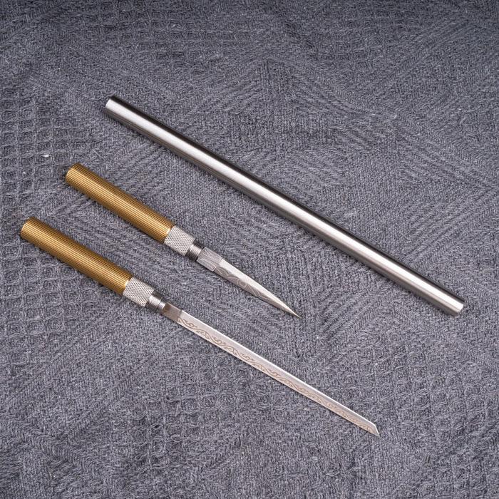 nrd Pisau Dapur Motif Tongkat Baja Tahan Karat Super Tajam Stainless DAFE - Portable Fruit Knife -