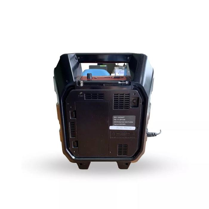 Speaker Bluetooth Portable Radio Fm/Usb Asatron Ht-2675 With Echo