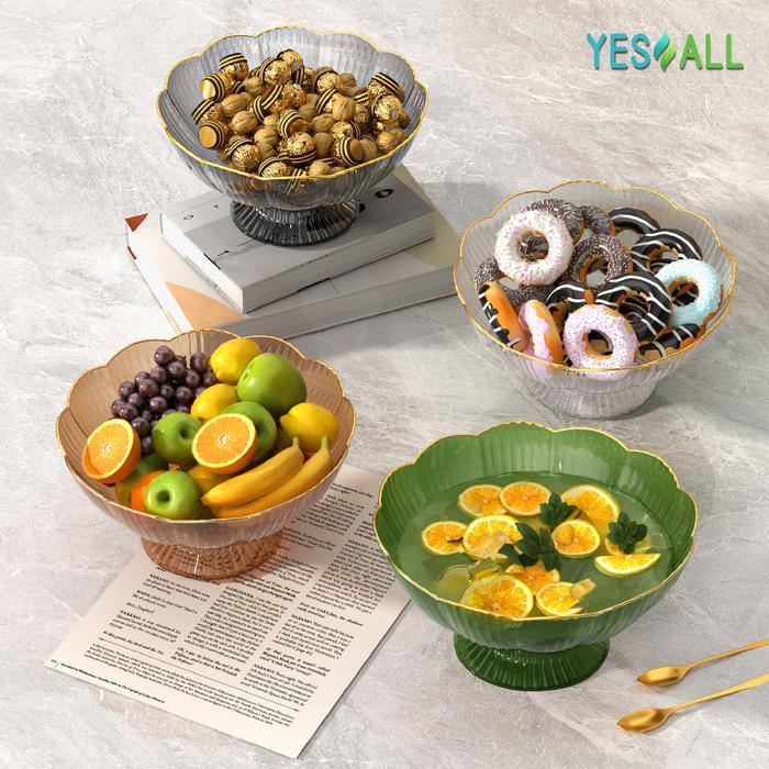 Promo Yesall Tudung Saji Bulat Penutup Makanan Transparan Tudung Saji Estetik Wadah Saji Prasmanan