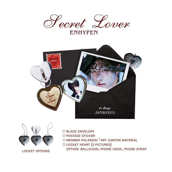 SALE Secret Lover Enhypen Locket Vintage Keychain Phone Strap Gantungan Handphone Termurah