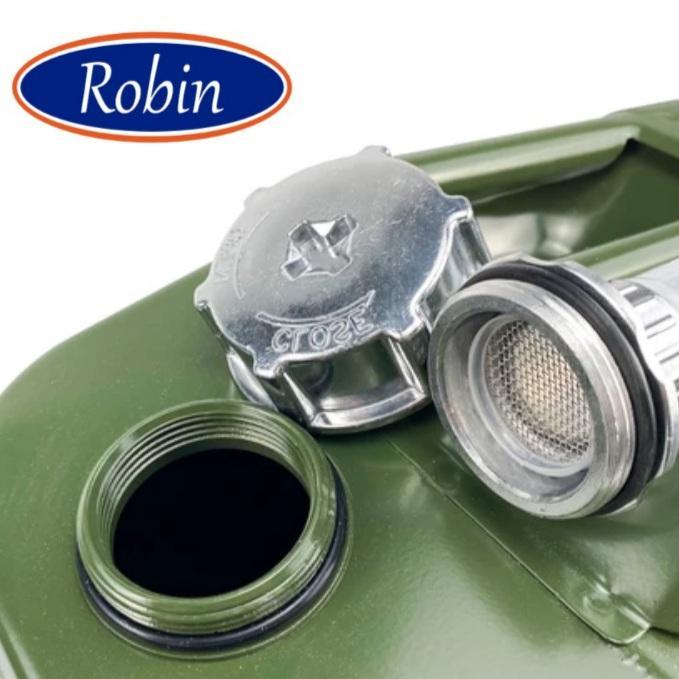 Jerigen 5Liter Jerry Can 5L Besi Tempat Cadangan Bbm Solar Bensin Kode 1297