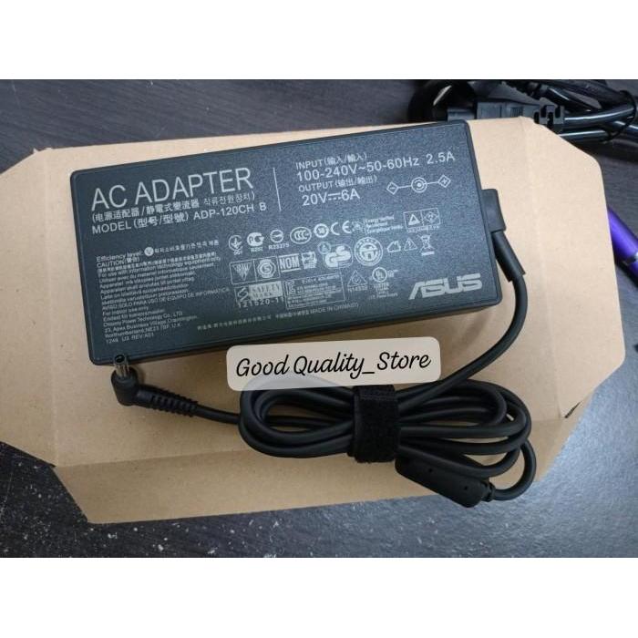Original Adaptor Charger Asus A17-120P2A Adp-120Cd B Adp-120Vh B Pa-1121-28 20V 6A 120W Dc 4.5*3.0Mm