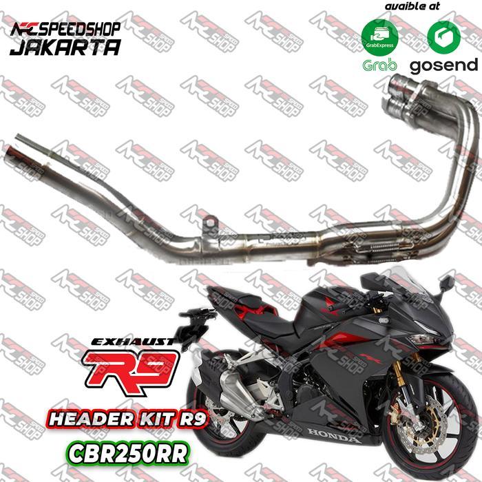 Header Kit R9 Fullsystem CBR 250RR Slip On Akrapovic / Austin / Arrow