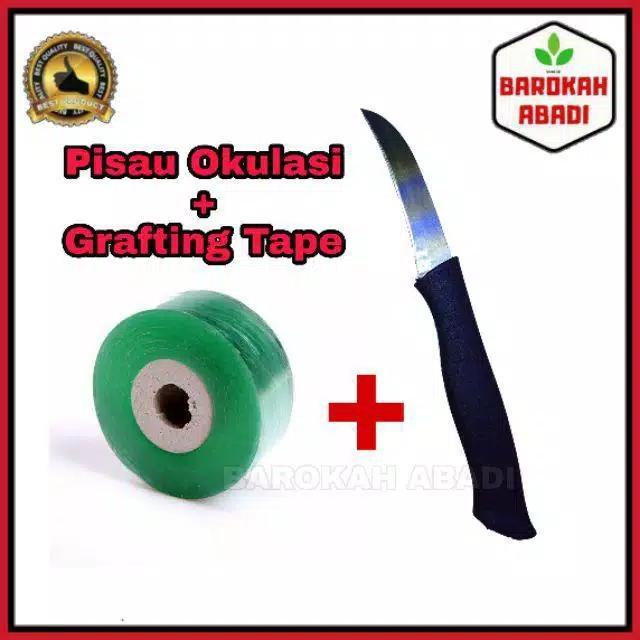 FARM- Paket Grafting Tape Sambung Tunas & Pisau Grafting Okulasi Stek