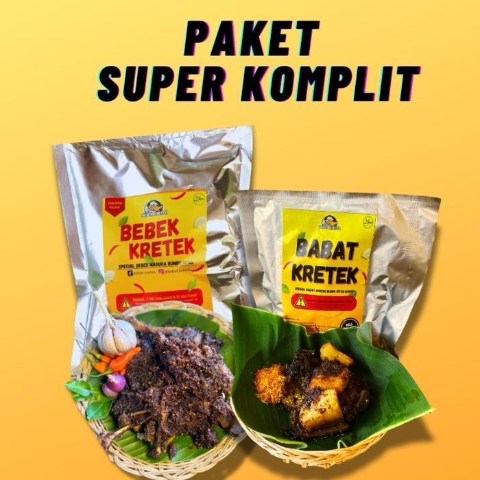 News PAKET SUPER KOMPLIT Bebek Kretek + Babat Kretek