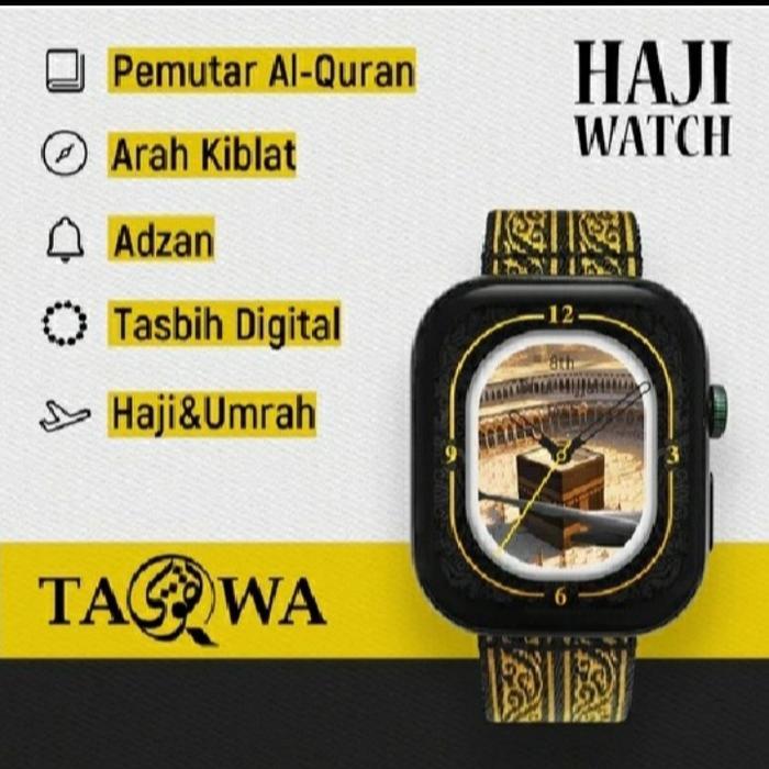 Al-Qolam - Taqwa Qur'An Smart Watch Haji&Umrah Al-Qur'An Adzan Reminder Tasbih