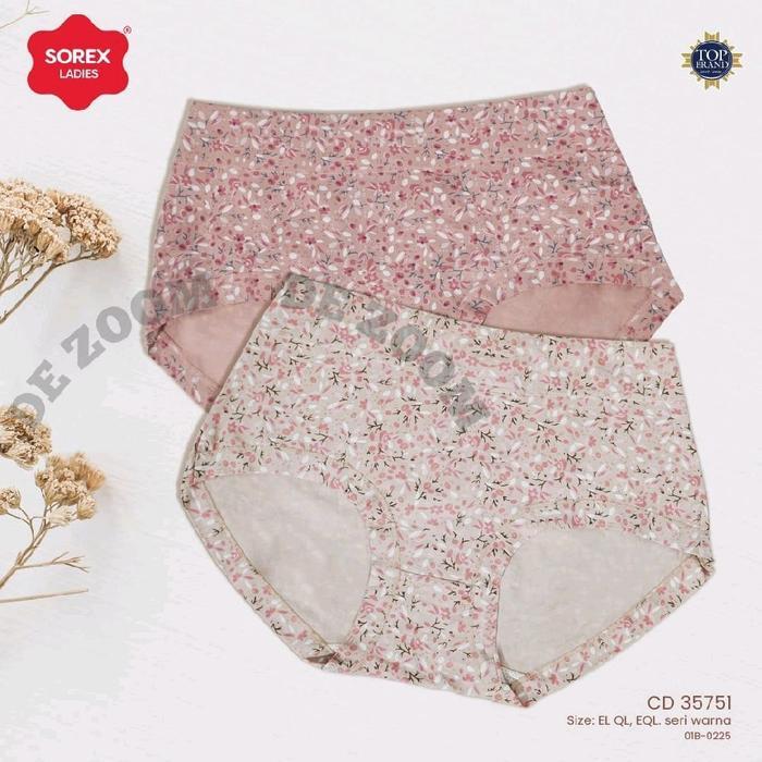 CD SOREX 35751 Celana Dalam wanita Motif Bunga size XL-3XL