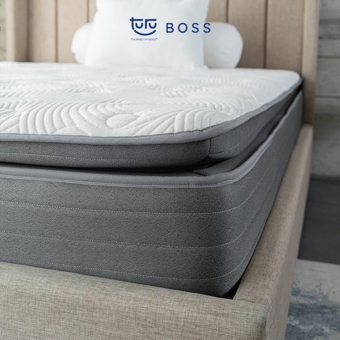 Kasur Pocket Spring Bed Turu Boss Ukuran 180X200 (King) Free Bantal