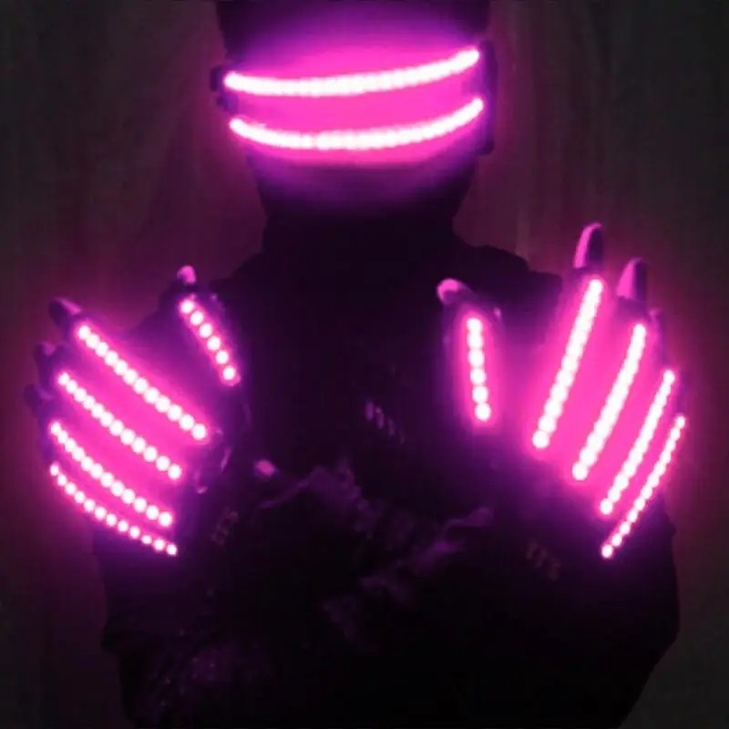 Nightclub Led Glove Bar Costume Atmosphere Interact Eyewear Es Dance Performance Glove Pro