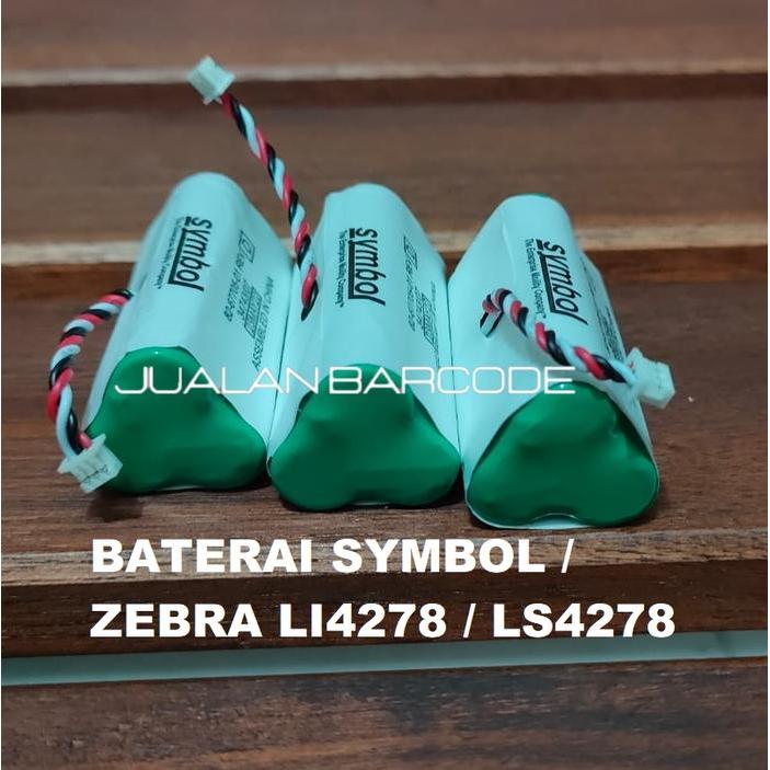 o8ap- Symbol Li4278 Li 4278 Ls4278 Ls 4278 Baterai Original Zebra
