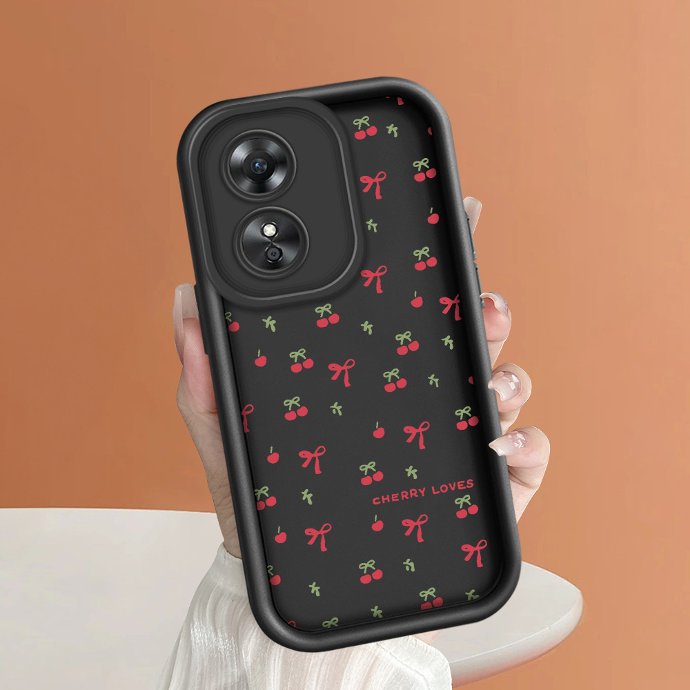 Casing Hp Untuk OPPO A17 A17K Case Kesing Protect Phone TY DLJ C8-3049 bunga-bunga