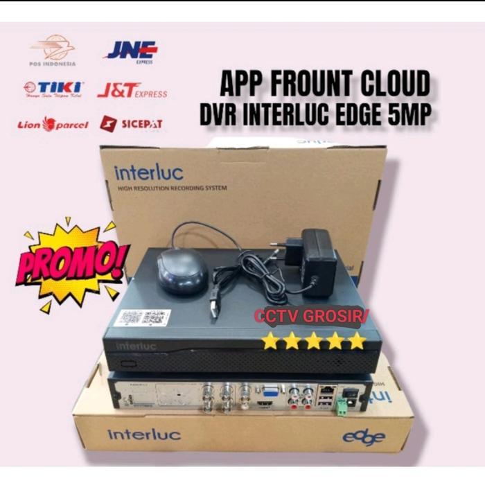 Dvr 4Ch 5Mp Interluc Edge Dvr Cctv 4 Channel 5Mp