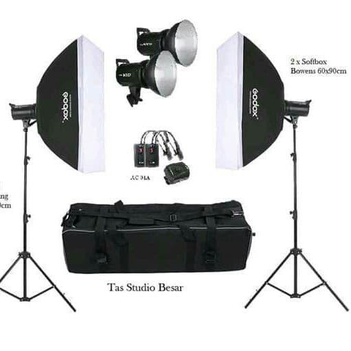 Lampu Godox Sk300Ii/Godox Sk 300Ii/Paket Godox Sk300Ii
