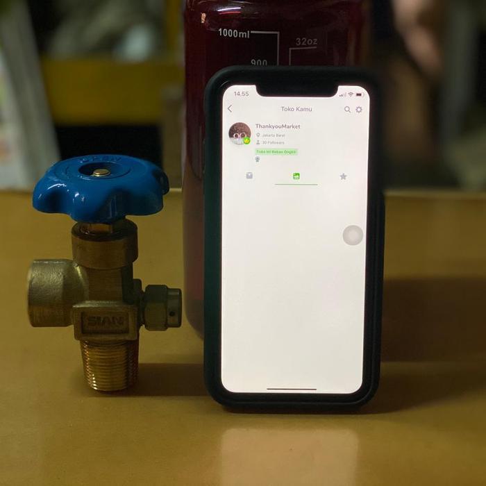 Keran Tabung Oksigen Baru dijamin bukan bekas kualitas premium